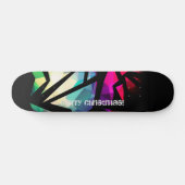 Skateboard Abstract modern polygonal graffiti geometrical (Horz)