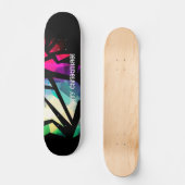 Skateboard Abstract modern polygonal graffiti geometrical (Recto)