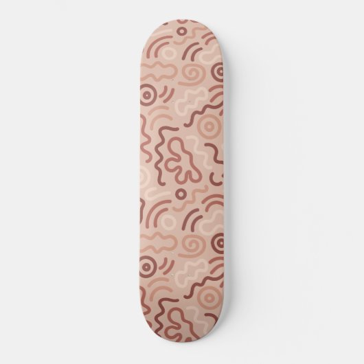 Skateboard Abstract Party Doodle Pattern (Recto)