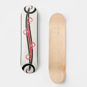 Skateboard Abstract Serpentine Flow (Recto)