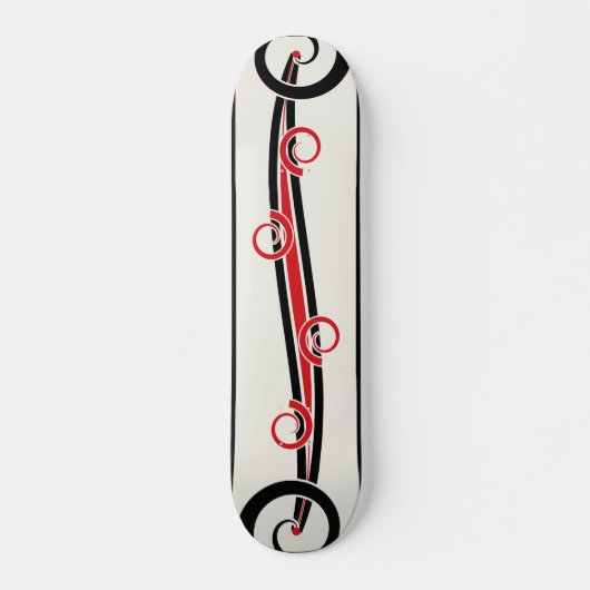 Skateboard Abstract Serpentine Flow (Devant)