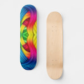 Skateboard Abstrait (Recto)
