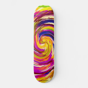 Skateboard Abstrait