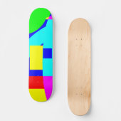 Skateboard Abstrait (Recto)