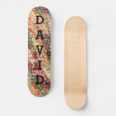 Skateboard Abstrait (Recto)