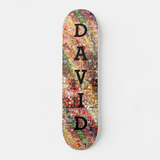 Skateboard Abstrait (Recto)