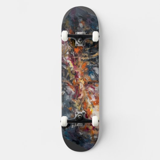 Skateboard Abstrait (Recto)