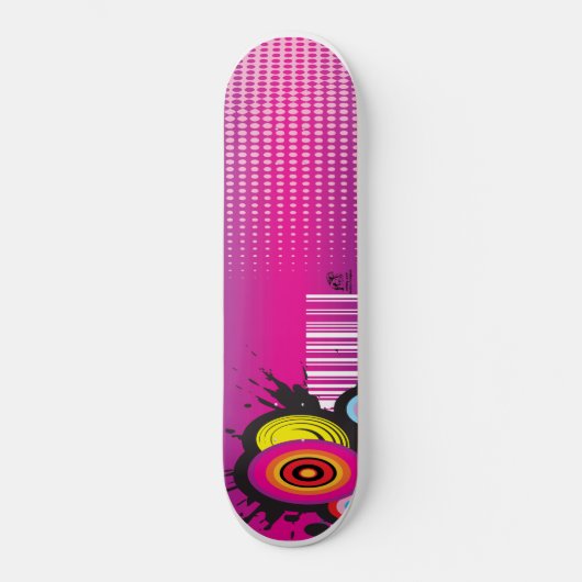 Skateboard Abstrait (Recto)