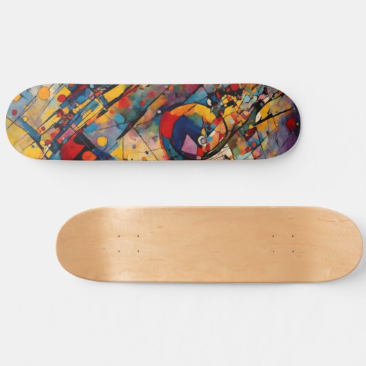 Skateboard Abstrait (Horz)