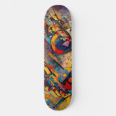 Skateboard Abstrait (Recto)