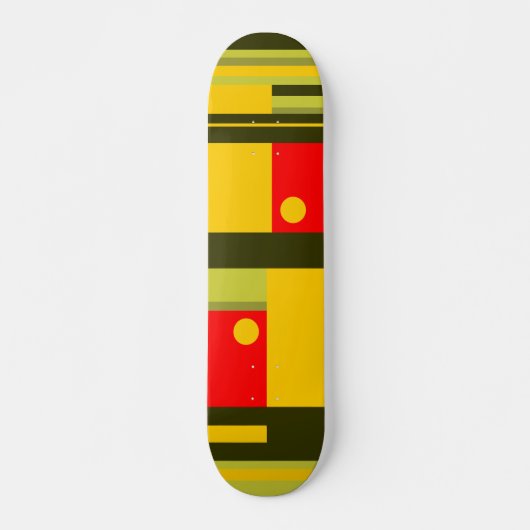 Skateboard Abstrait (Devant)