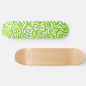 Skateboard Abstrait 041211v2 - Martian Green en blanc (Horz)