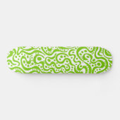 Skateboard Abstrait 041211v3 - Martian Green en blanc (Horz)