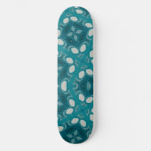Skateboard Abstrait bleu (Recto)