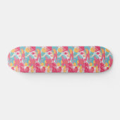 Skateboard Abstrait coloré (Horz)