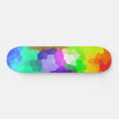 Skateboard Abstrait coloré (Horz)