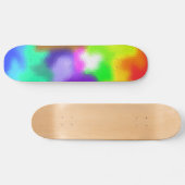 Skateboard Abstrait coloré (Horz)