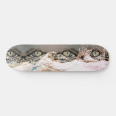 Skateboard Abstrait Crocodile Eyes (Horz)