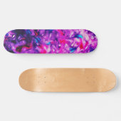 Skateboard Abstrait Custom Street Art Inspiré Pink Swirl (Horz)