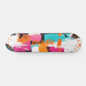 Skateboard Abstrait de brossage - Live to Ride (Horz)