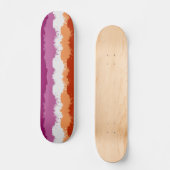 Skateboard Abstrait de Lesbian Pride (Recto)