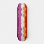 Skateboard Abstrait de Lesbian Pride (Devant)