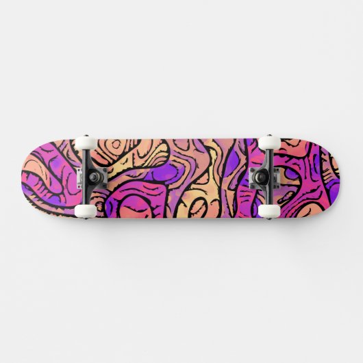 Skateboard Abstrait dynamique (Horz)