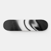 Skateboard Abstrait en noir et blanc (Horz)