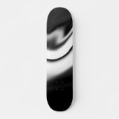 Skateboard Abstrait en noir et blanc (Devant)