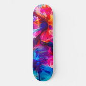 Skateboard Abstrait Garden Bloom (Recto)