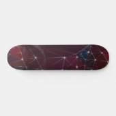 Skateboard Abstrait géométrique ciel foncé (Horz)