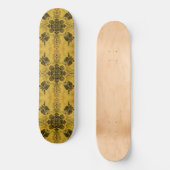Skateboard Abstrait Goth Tribal Line Dessin Motif répété (Recto)