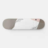 Skateboard Abstrait Minimaliste Bohème (Horz)