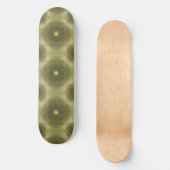 Skateboard Abstrait Olive Green Flower Motif sans couture (Recto)