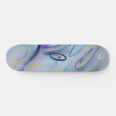 Skateboard Abstrait pourpre (Horz)