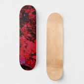 Skateboard Abstrait Red Shatter (Recto)