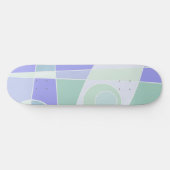 Skateboard Abstrait Surf Pastel Purple Green (Horz)