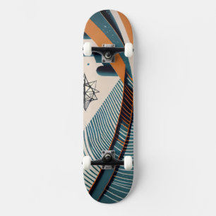 Skateboard Abstrait urbain avec étoile