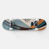 Skateboard Abstrait urbain avec étoile (Horz)