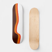 Skateboard Abstrait Wavy (Recto)