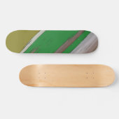 Skateboard Abstraite diagonale verte et Brown (Horz)