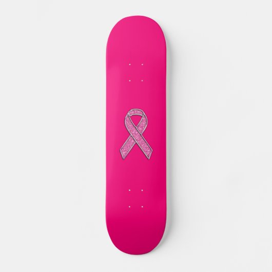 Skateboard Accent Chrome Parties scintillant Style Pink Sensi (Recto)