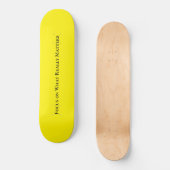 Skateboard accent positif sur ce qui compte vraime (Recto)