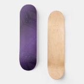 Skateboard Acceptation | Motif Boho violet écectique (Recto)