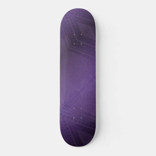 Skateboard Acceptation | Motif Boho violet écectique (Recto)