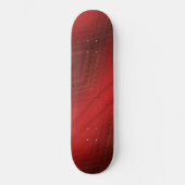 Skateboard Acceptation | Motif de Boho Eclectique Rouge (Recto)