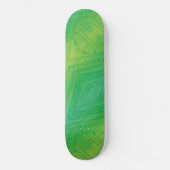 Skateboard Acceptation | Motif de Shibori jaune bleu (Recto)
