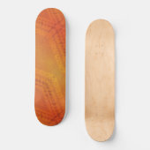 Skateboard Acceptation | Motif de Shibori rouge orange jaune (Recto)