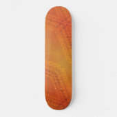 Skateboard Acceptation | Motif de Shibori rouge orange jaune (Recto)