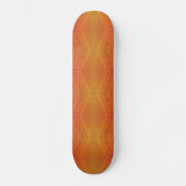 Skateboard Acceptation | Motif de Shibori rouge orange jaune (Recto)
